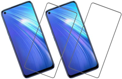 KARTRAY Tempered Glass Guard for Realme 6(Pack of 2)