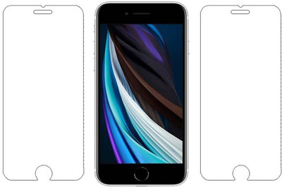 KARTRAY Tempered Glass Guard for Apple iPhone SE 2020(Pack of 2)