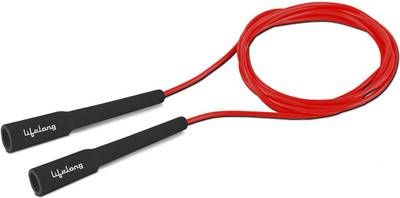 Lifelong Adjustable Skipping Rope Freestyle Skipping Rope  (Red, Length: 275 cm)