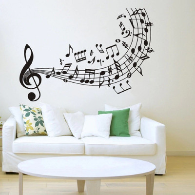 marvellous 80 cm m_musicsingingpassion Self Adhesive Sticker(Pack of 1)