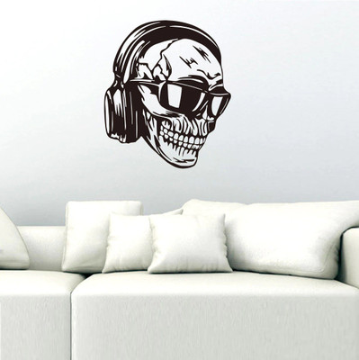 marvellous 60 cm m_headseletellaugh Self Adhesive Sticker(Pack of 1)