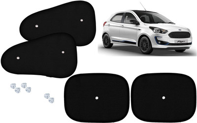 Auto Kite Side Window Sun Shade For Ford Figo(Black)