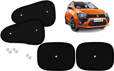Auto Kite Side Window Sun Shade For Maruti Suzuki Celerio(Black)