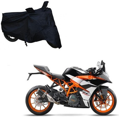 Mdstar Waterproof Two Wheeler Cover for KTM(RD 350, Black)