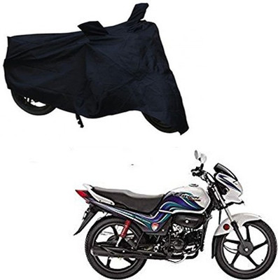 THE REAL ARV Two Wheeler Cover for Hero(Passion Pro TR, Black)