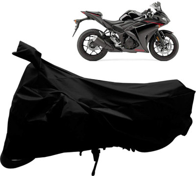 MaalDekho Waterproof Two Wheeler Cover for Yamaha(FZ-S FI, Black)