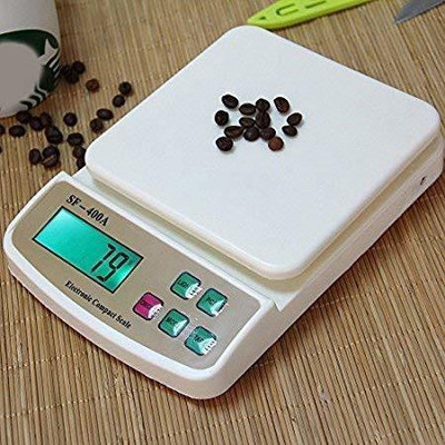 xelix Electronic Digital 1Gram-10 Kg Weight Scale Lcd Kitchen Weight Scale MachinE Weighing Scale(square dish)