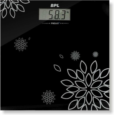 BPL Medical Technologies PWS-01+ Personal Weighing Scale Weighing Scale(Black)