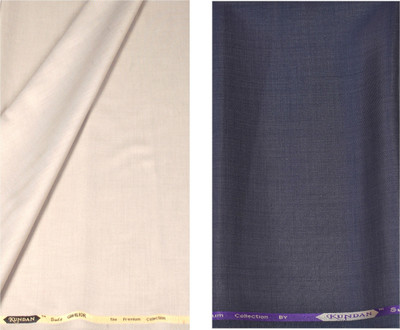 KUNDAN SULZ GWALIOR Polycotton Self Design Trouser Fabric