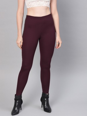 SASSAFRAS Maroon Jegging(Solid)