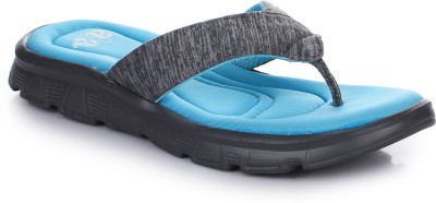LIBERTY Women CUSHION-20 Flip Flops(Blue, Grey 2)