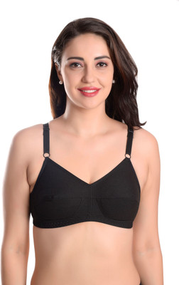 Offers lovable all day long seamless minimizer bra black | Featherline Pure Cotton Non Padded Perfect Fitted Women’s Everyday Bras Women Minimizer Non Padded Bra(Black)