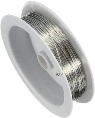 Zilzon Quilling And Jewellery Making Acessories Beading Wire Silver Pack Of 1 Roll