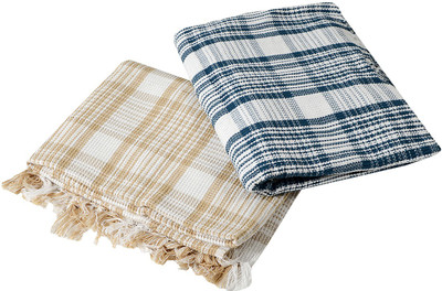 Sitatex Cotton 300 GSM Hair, Bath, Beach Towel Set(Pack of 2)