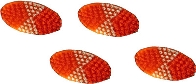 SOORYADEV INDUSTRIES Nylon Wet and Dry Brush(Orange, 4 Units)