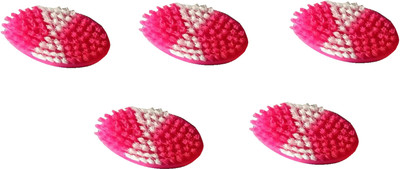 SOORYADEV INDUSTRIES Nylon Wet and Dry Brush(Pink, 5 Units)