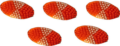 SOORYADEV INDUSTRIES Nylon Wet and Dry Brush(Orange, 5 Units)