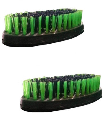 SOORYADEV INDUSTRIES Nylon Wet and Dry Brush(Green, 2 Units)