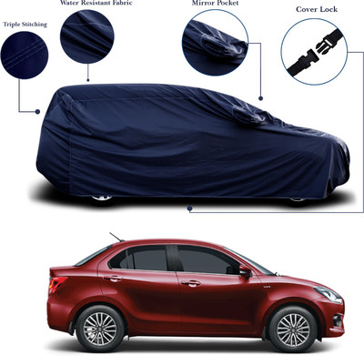 ANTHUB Car Cover For Maruti Suzuki Dzire (With Mirror Pockets)(Blue)