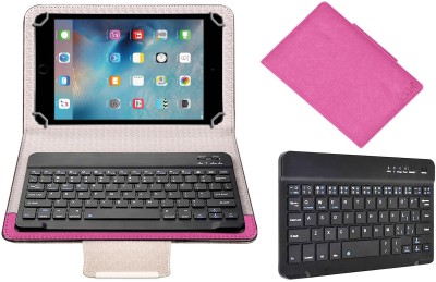 ACM Keyboard Case for Apple iPad Mini 4 7.9 inch(Pink, Cases with Holder)