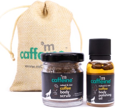 mCaffeine Mini Cellulite & Stretch Marks Reduction Duo Travel Kit for Woemn & Men(2 Items in the set)