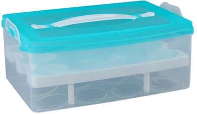 NMS TRADERS Plastic Egg Container  - 2.7 dozen(White)