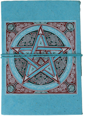 Parmatma Handicrafts Handmade Journal B6 Journal Unruled 100 Pages(Blue, Pack of 2)