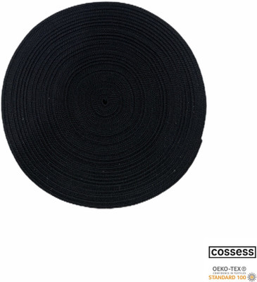 Cossess Knitted Black Elastic(15 m)