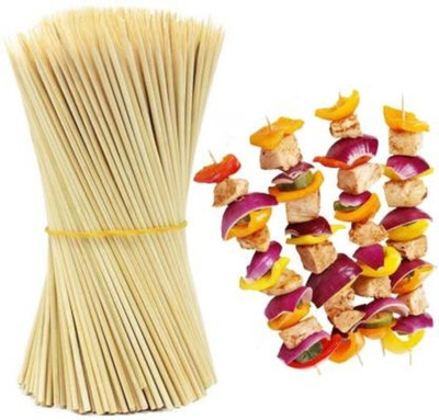 ARANAVI 100 Barbeque Stick, Disposable fork of 10inch Disposable Bamboo Fruit Fork Set(Pack of 100) deal from flipkart ARANAVI 100 Barbeque Stick, Disposable fork of 10inch Disposable Bamboo Fruit Fork Set(Pack of 100) deal from flipkart