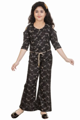 KRISHTINA Printed Girls Jumpsuit