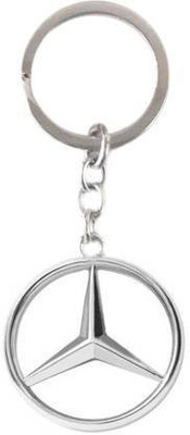 OHZEN Mercedes logo silver metal Keychain best quality keychain Key Chain