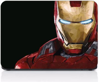 Gprint High & Digital Quality Laptop Laminated Iron Man Cover Print Vinyl Laptop Skin Compatible for 15.6 inch(Theme: Movies)