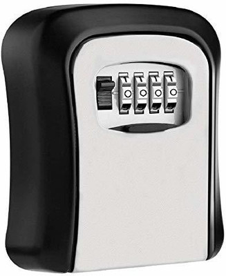 DIVINZ Wall Mount Combination Lockbox for House Keys Code Lock Box set Your Own Key Safe Combination Lock(Black, White)