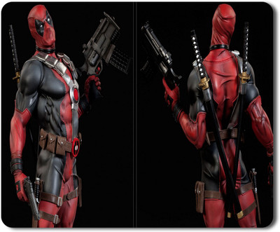 5 ACE dead pool (117) msd Printed Designer Premium Rubber Base Mouse pad for Laptop|Dekstop-7x8.5 Inches Non Slip Base Mousepad(Multicolor)