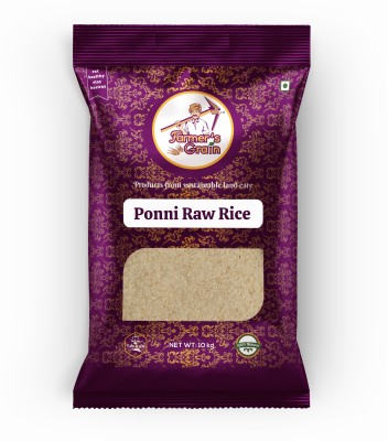 Farmers Grain Traditional Ponni  Rice (10 kg) Raw Rice (Medium Grain, Raw)(10 kg)