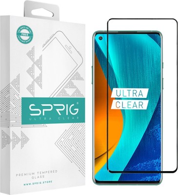 Sprig Edge To Edge Tempered Glass for Realme 8(Pack of 1)