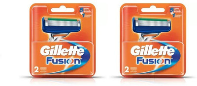 Gillette Fusion Cartridges 2S (PACK OF 2)(Pack of 4)