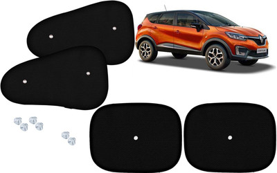 Auto Kite Side Window Sun Shade For Renault Universal For Car(Black)