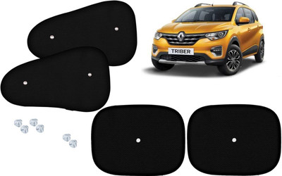 Auto Kite Side Window Sun Shade For Renault Universal For Car(Black)