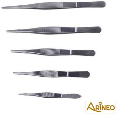 ARINEO SET-8004 SERRATED FORCEPS SET OF 5 Suturing Forceps