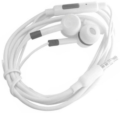 SULFUR Red.mi No.te 7,N.ote 6/Pro,lite,Y2,Y3 Earp Wired Headset(White, In the Ear)