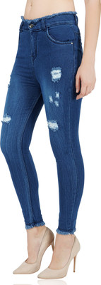 CKUSH Regular Women Blue Jeans