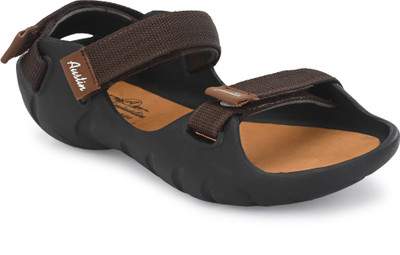 AUSTINJUSTIN Men Brown Sandals