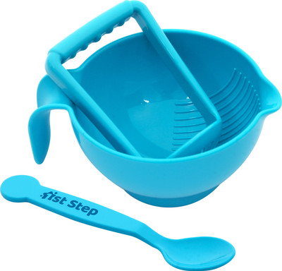 1st Step Food Grinder With Spoon(Blue)