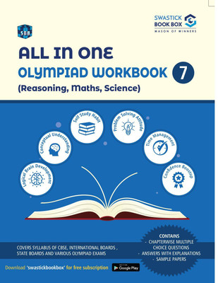 All in One Olympiad Workbook for Reasoning, Math, Science - Class 7(English, Paperback, Goel Preeti)