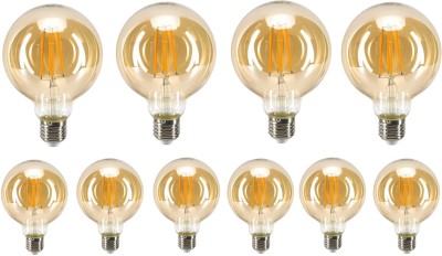 Hybrix 4 W Decorative E26, E27 Decorative Bulb(Gold, Pack of 10)