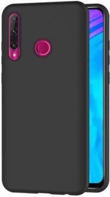 sadgatih Back Cover for HONOR 20I (Plain Black, Flexible, Silicon)(Multicolor, Shock Proof, Pack of: 1)