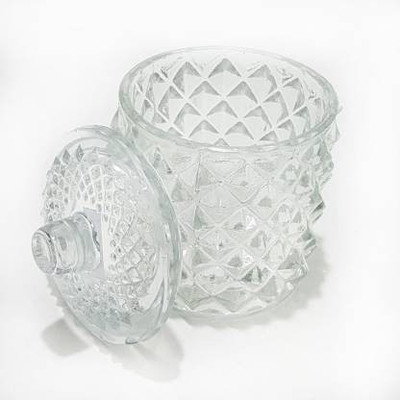 DESHILP OVERSEAS Glass Pickle Jar  - 100 ml(Pack of 2, Clear)