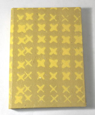 Camlon Exports Recycled Handmade A5 Diary unruled 96 Pages(Yellow)