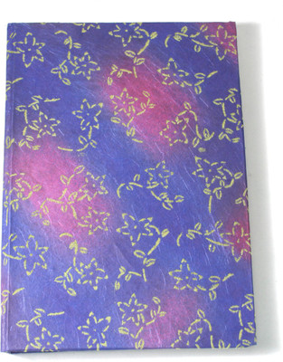 Camlon Exports Recycled Handmade A5 Diary unruled 96 Pages(Blue)